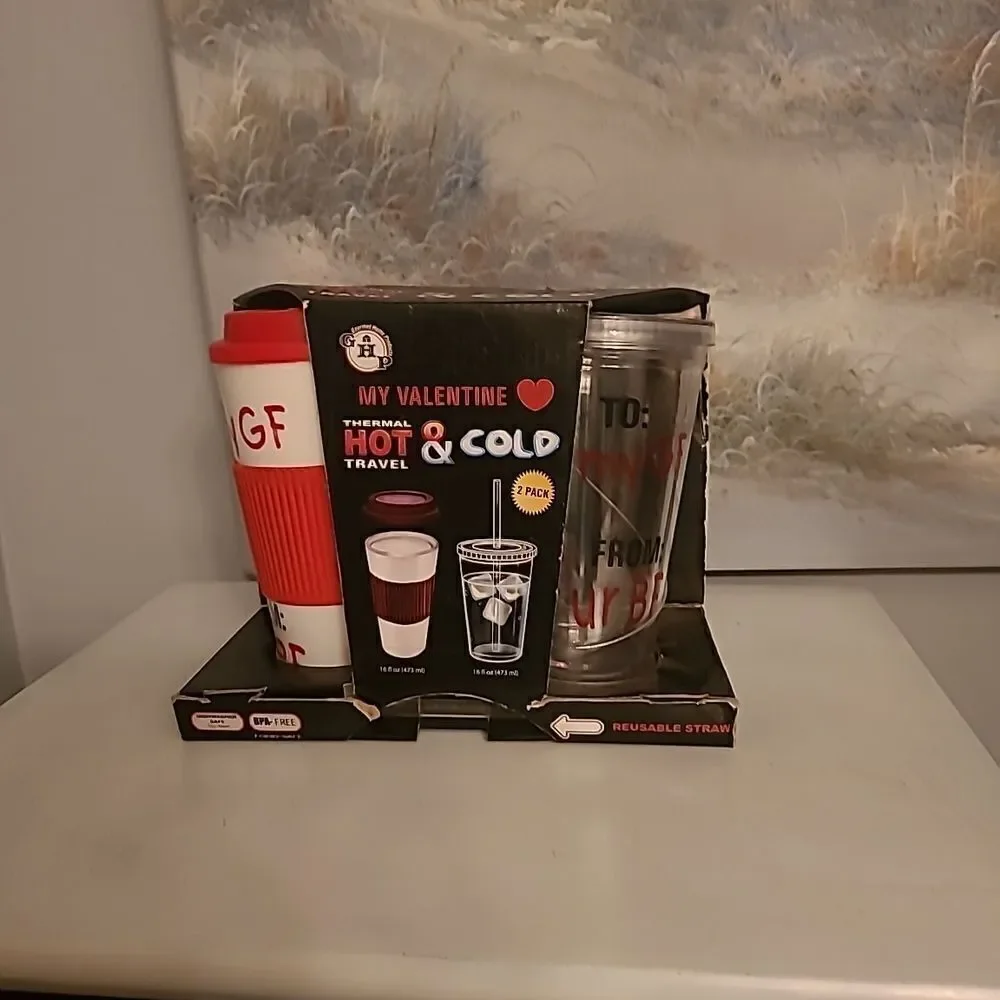 My Valentine Hot & Cold Travel Cups